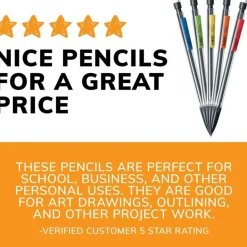 BIC Xtra Life Mechanical Pencils, 0.7 mm, #2 Lead, Clear Barrel, Pack Of 40 Pencils