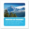Big D Industries Diamond 3D Urinal Screen, Mountain Air Scent, Blue, 10/Pack, 6 Packs/Carton
