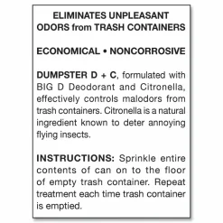 Big D Industries Dumpster D Plus C, 25 lbs Bucket