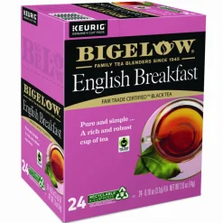 Bigelow English Breakfast Tea Single-Serve K-Cups, Box Of 24