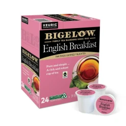 Bigelow English Breakfast Tea Single-Serve K-Cups, Box Of 24