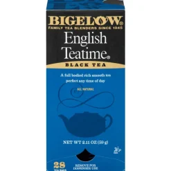 Bigelow English Tea Time Bags, Box Of 28