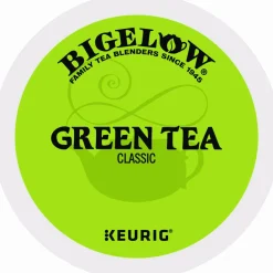 Bigelow Green Tea K-Cup Pack, 24/Box, 4 Box/Carton