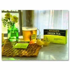 Bigelow Green Tea with Lemon, Lemon, 0.34 lbs, 28/Box