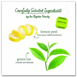 Bigelow Green Tea with Lemon, Lemon, 0.34 lbs, 28/Box