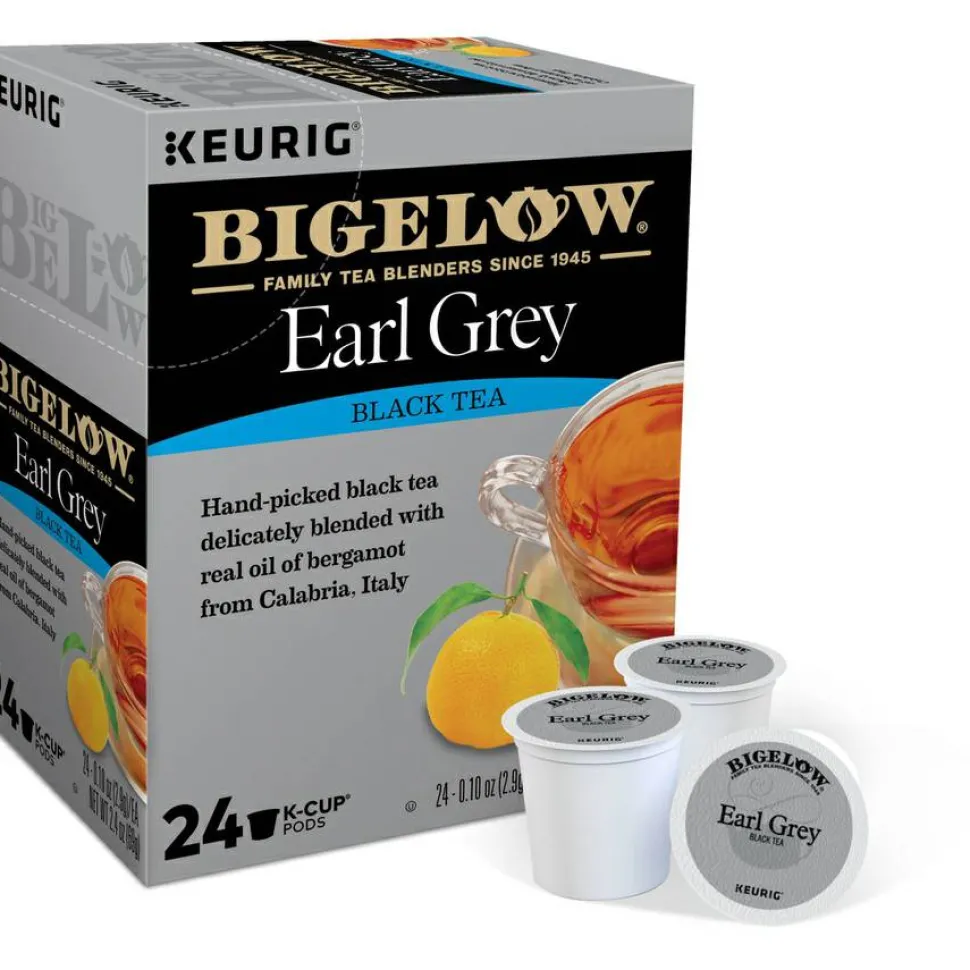 Bigelow Single-Serve K-Cup Pods, Earl Grey Tea, Box Of 24
