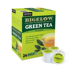 Bigelow Single-Serve K-Cup Pods, Green Tea, Box Of 24