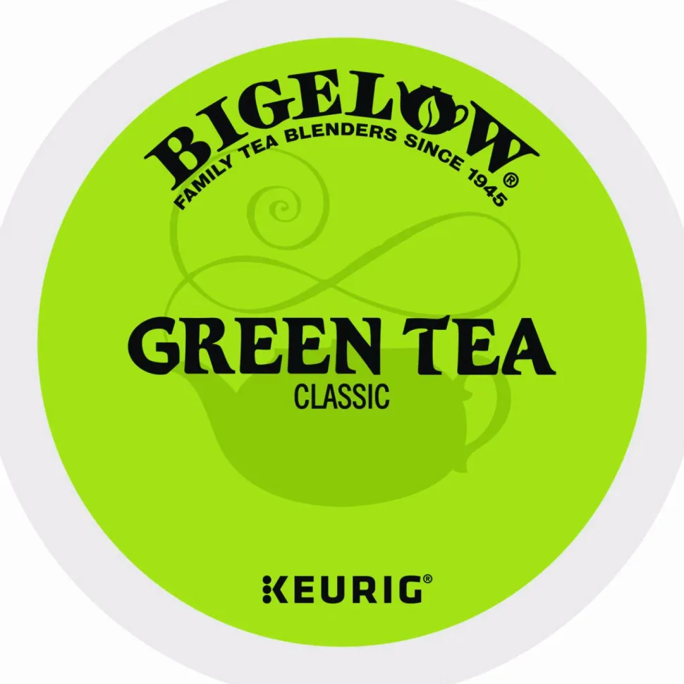 Bigelow Single-Serve K-Cup Pods, Green Tea, Box Of 24