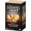 Bigelow steep Tea, Lemon Ginger, 1.6 oz Tea Bag, 20/Box