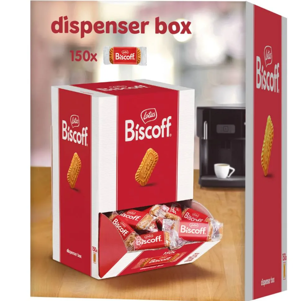 Biscoff Cookies, 0.22 Oz, Dispenser Of 150 Cookies
