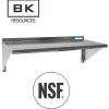 BK Resources Stainless Steel Economy Overshelf, 24w x 16d x 11.5h, Stainless Steel, Silver, 2/Pallet