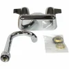 BK Resources WorkForce Standard Duty Faucet, 7.88" Height/3" Reach, Chrome-Plated Brass