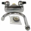 BK Resources WorkForce Standard Duty Faucet, 9.5" Height/5" Reach, Chrome-Plated Brass
