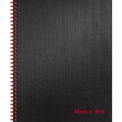 Black n' Red Business Notebook, 8 1/2