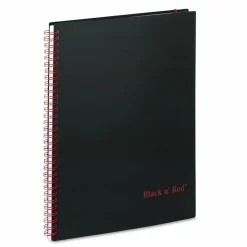 Black n' Red Wirebound Notebook, 8 1/2