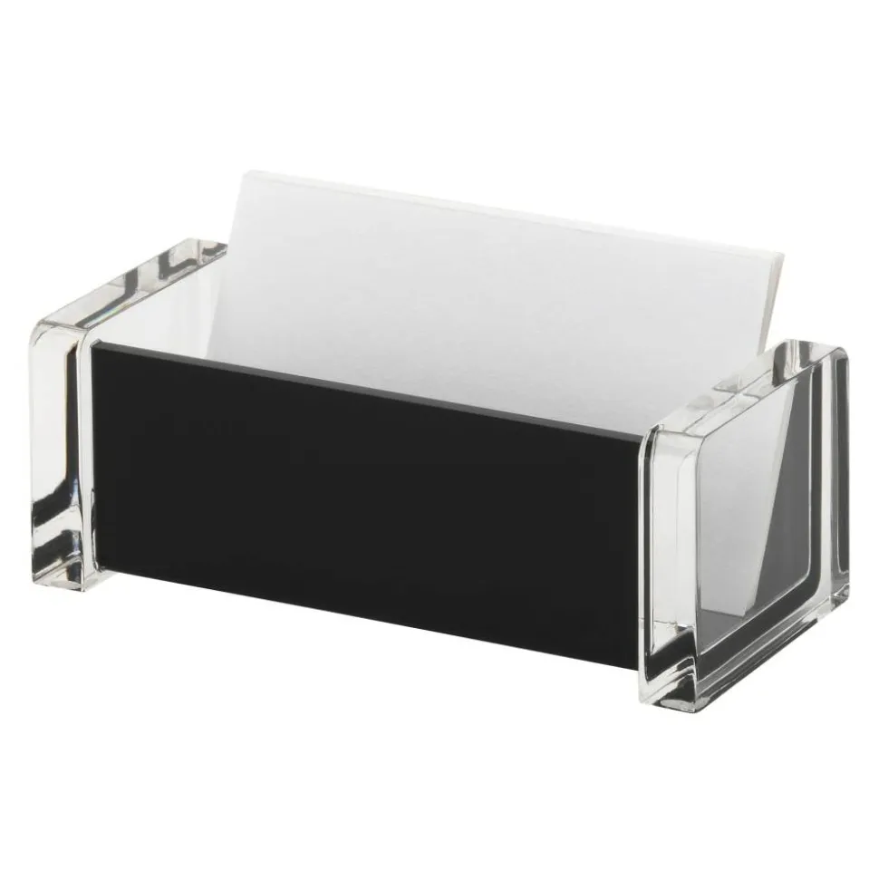Black Acrylic Business Card Holder