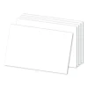 Blank Index Cards, 4" x 6", White, Pack Of 300