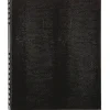 Blueline NotePro Notebook, 1-Subject, Medium/College Rule, Black Cover, (75) 11 x 8.5 Sheets