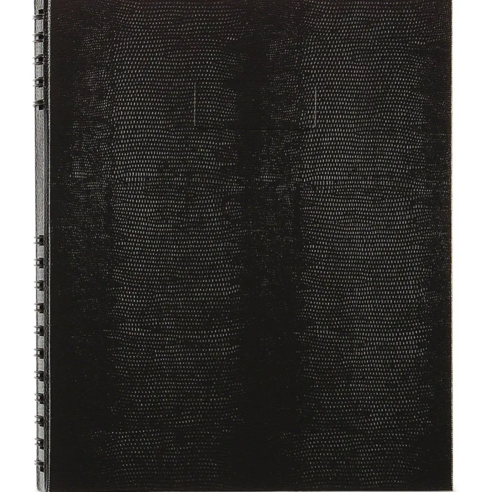 Blueline NotePro Notebook, 1-Subject, Medium/College Rule, Black Cover, (75) 11 x 8.5 Sheets