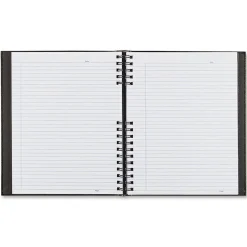 Blueline NotePro Notebook, 1-Subject, Medium/College Rule, Black Cover, (75) 11 x 8.5 Sheets