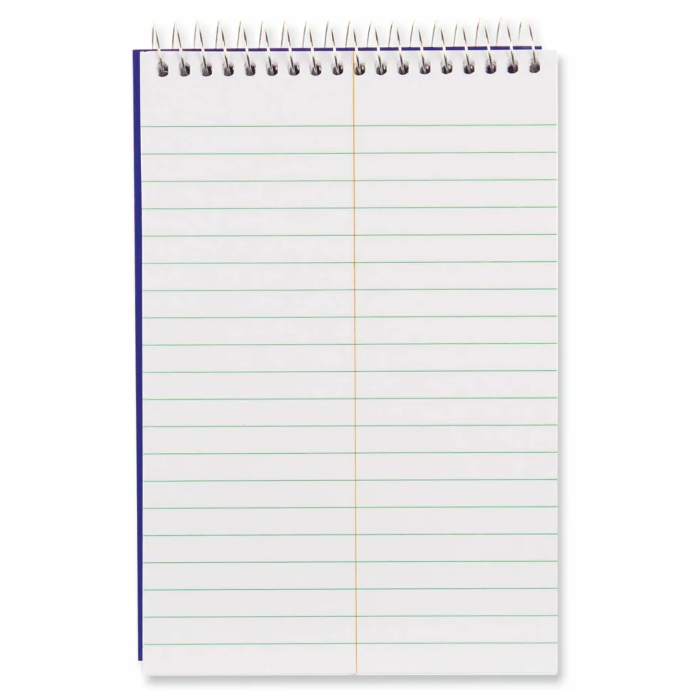 Blueline High-Capacity Steno Pad, Blue Cover, Medium/College Rule, (180) White 6 x 9 Sheets