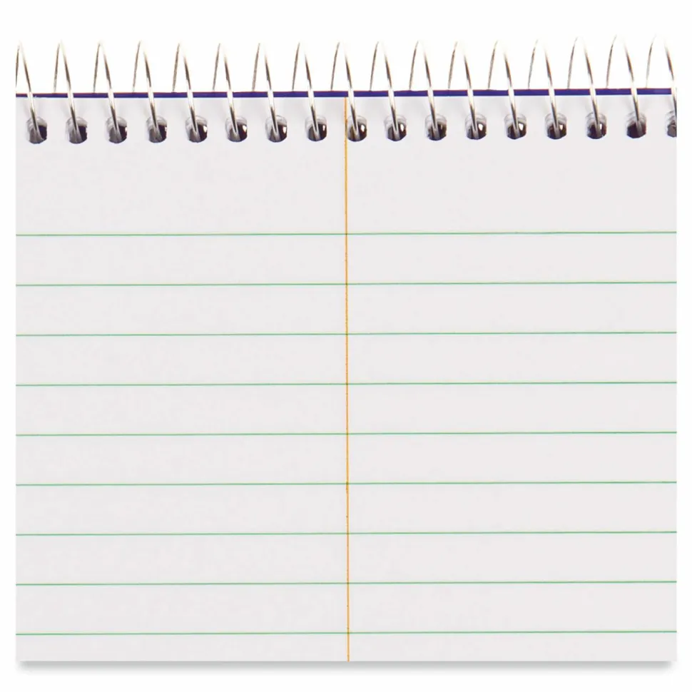 Blueline High-Capacity Steno Pad, Blue Cover, Medium/College Rule, (180) White 6 x 9 Sheets