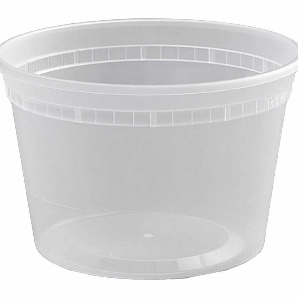 BluTable 16 oz Round Deli Tub Containers