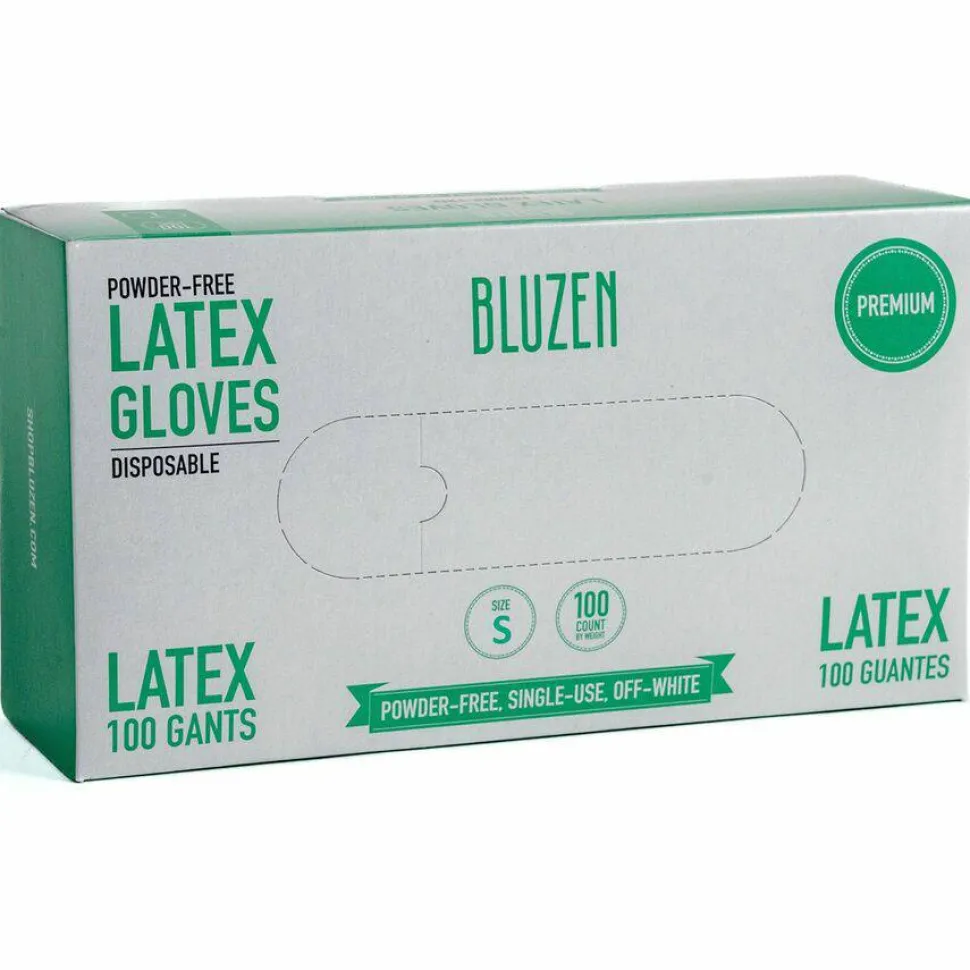 BLUZEN Powder-Free Latex Gloves
