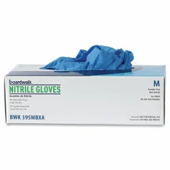 Boardwalk 395 Series Disposable General-Purpose Nitrile Gloves, Powder-Free, Medium, 5 mil Thick, 9.5