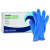 Boardwalk 395 Series Disposable General-Purpose Nitrile Gloves, Powder-Free, Small, 5 mil Thick, 9.5" Long, Blue, 100/Box
