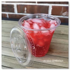 Boardwalk Clear Plastic PET Cups, 9 oz, 50/Pack