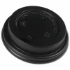 Boardwalk Hot Cup Lids, Fits 8 oz Hot Cup, Plastic, Black, 1,000/Carton