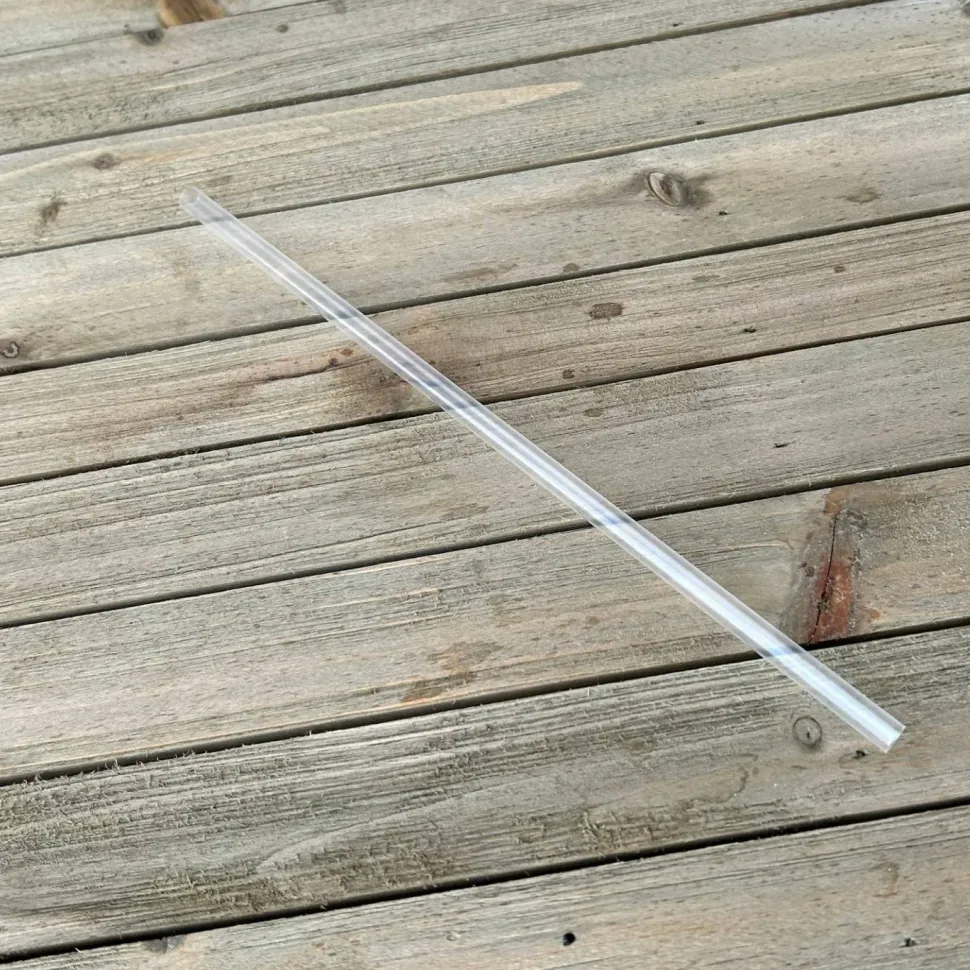 Boardwalk Jumbo Straws, 7.75", Polypropylene, Clear, 250/Pack, 10 Packs/Carton
