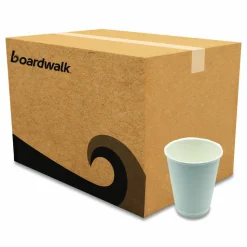 Boardwalk Paper Hot Cups, Double-Walled, 12 oz, White, 500/Carton