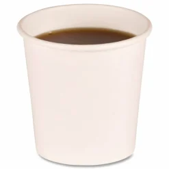 Boardwalk Paper Hot Cups, 4 oz, White, 50/Sleeve, 20 Sleeves/Carton