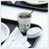 Boardwalk Single-Tube Stir-Straws, 5.25", Polypropylene, Black, 1,000/Pack, 10 Packs/Carton
