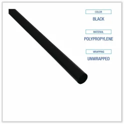 Boardwalk Single-Tube Stir-Straws, 5.25