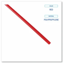 Boardwalk Single-Tube Stir-Straws,5.25