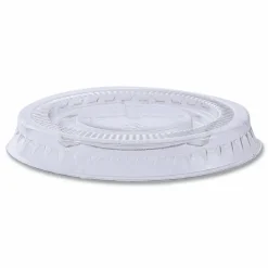 Boardwalk Souffle/Portion Cup Lids, Fits 1 oz Portion Cups, Plastic, Clear, 2,500/Carton