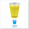 Boardwalk Translucent Plastic Cold Cups, 7 oz, 100/Pack