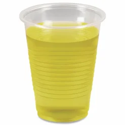 Boardwalk Translucent Plastic Cold Cups, 7 oz, 100/Sleeve, 25 Sleeves/Carton