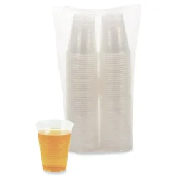 Boardwalk Translucent Plastic Cold Cups, 10 oz, 100/Sleeve, 10 Sleeves/Carton