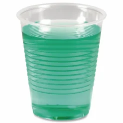 Boardwalk Translucent Plastic Cold Cups, 12 oz, 50/Sleeve, 20 Sleeves/Carton