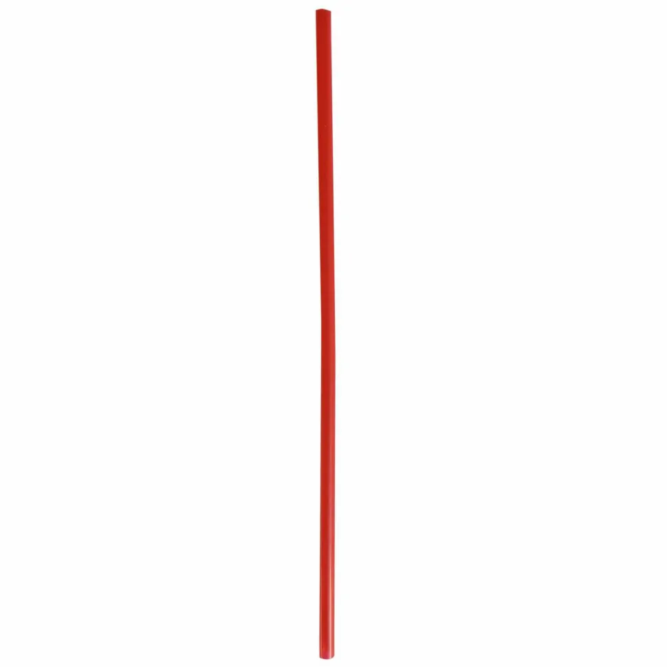 Boardwalk Wrapped Giant Straws, 10.25", Polypropylene, Red, 300/Pack, 4 Packs/Carton