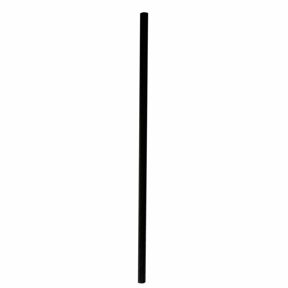 Boardwalk Wrapped Jumbo Paper Straws, 7.75", Paper, Black, 320/Pack, 4 Packs/Carton