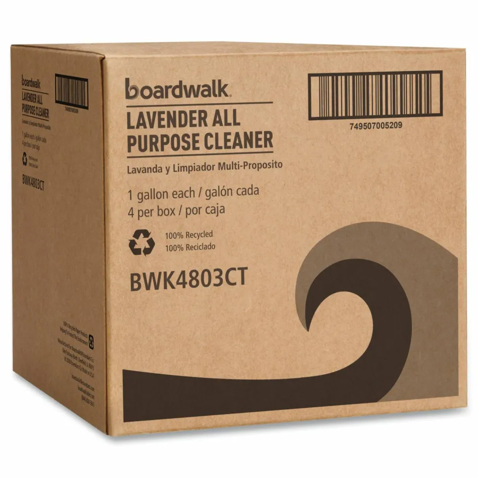 Boardwalk All Purpose Cleaner, Lavender Scent, 1 gal Bottle, 4 Bottles/Carton