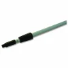 Boardwalk Aluminum Extension Pole, Two Sections, 8 ft, Silver/Black