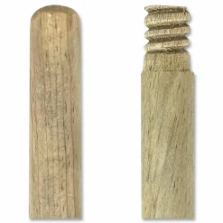Boardwalk Angler Broom, Plastic Bristles, 53" Wood Handle, Yellow