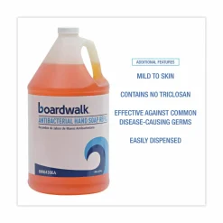Boardwalk Antibacterial Liquid Soap Refill, Clean Scent, 1 gal Bottle