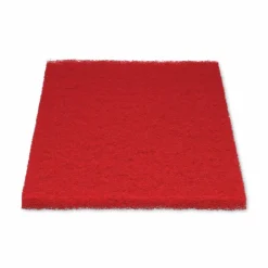 Boardwalk Buffing Floor Pads, 28 x 14, Red, 10/Carton